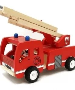 camión Bomberos madera